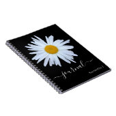 Daisy Photo Black Journal Spiral Photo Carnet (Côté Droit)