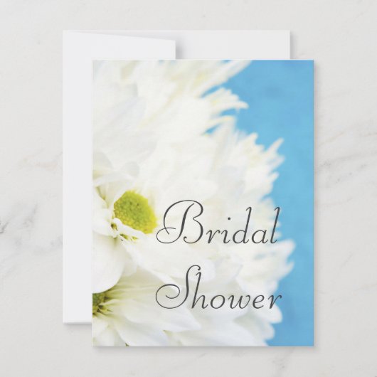 Daisy Photo Bridal Shower Invitation (Devant)