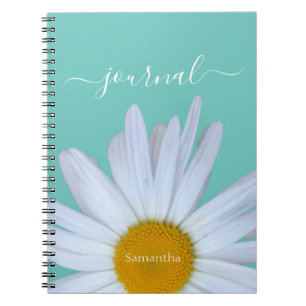 Daisy Photo Green Journal Spiral Photo Notitieboek