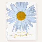 Daisy Photo Journal Blanc Jaune Script (Devant)