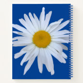 Daisy Photo Journal Blue White Script Notebook (Dos)
