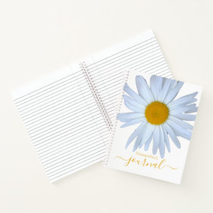 Daisy Photo Journal White Yellow Script Notitieboek