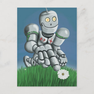 Daisy Picking Robot Briefkaart