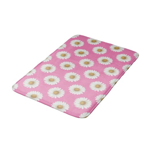 Daisy Pink Badmat (Gekanteld)