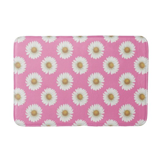 Daisy Pink Badmat (Voorkant)