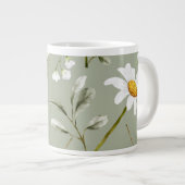 Daisy Print Coffee Mug Wraparound Design (Devant droit)