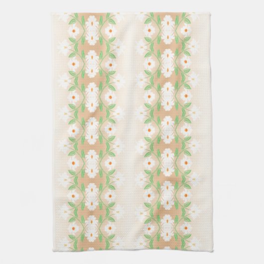  Daisy Print Theedoek (Verticaal)