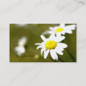 Daisy Profile Card Visitekaartje (Achterkant)