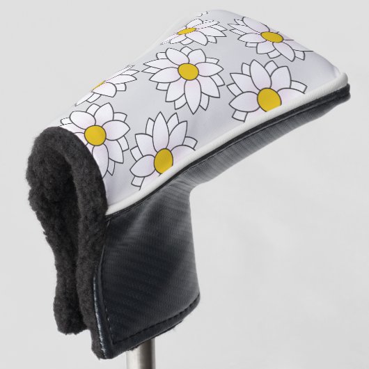 Daisy Putter Golfheadcover (3/4 voorkant)