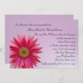 Daisy Rehearsal Dinner Kaart (Voorkant / Achterkant)