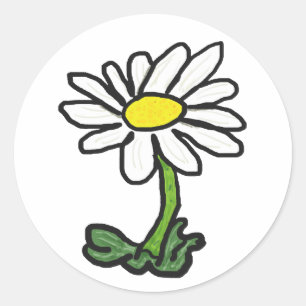 Daisy Ronde Sticker