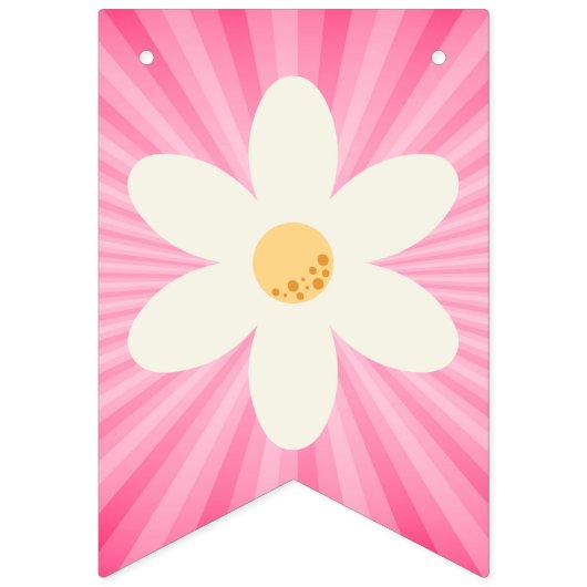 Daisy rose rétro Daisy drapeaux de Bunst - Super B (Premier drapeau)