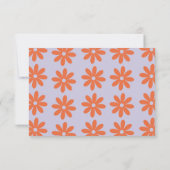 Daisy RSVP met QR-code (Achterkant)