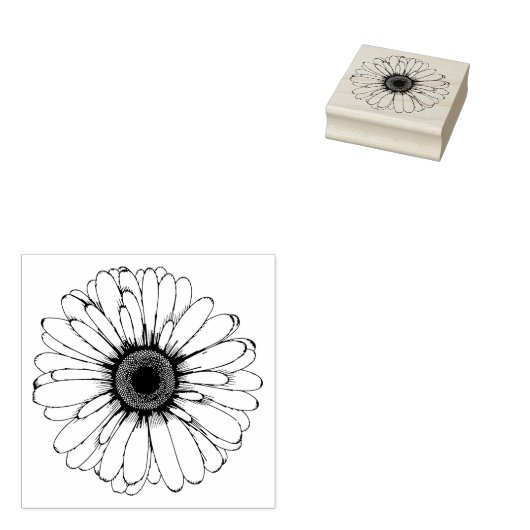 Daisy Rubberstempel (Gestempeld)