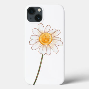 Daisy – Rustieke Wildflower Illustratie iPhone 13 Hoesje