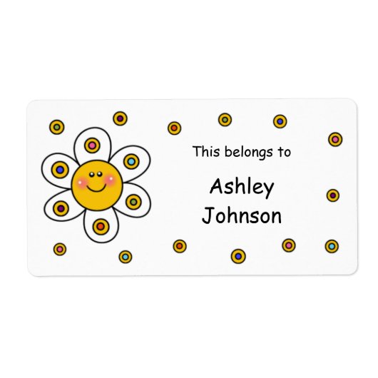 Daisy School levert labels (Voorkant)