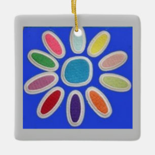 Daisy Scout-keramisch Ornament