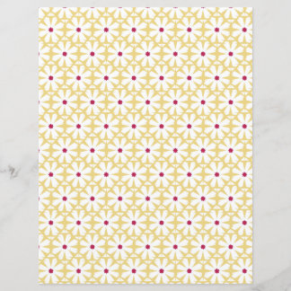 Daisy Scrapbooking Paper