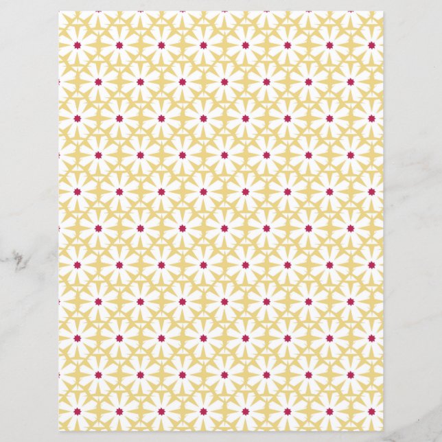 Daisy Scrapbooking Paper (Voorkant)