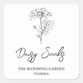 Daisy Seeds label
