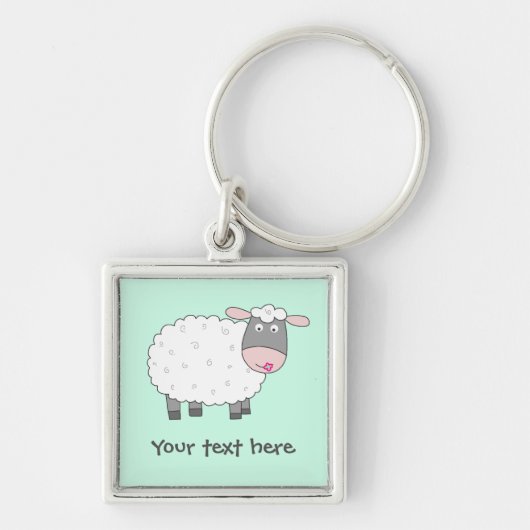 Daisy Sheep Sleutelhanger (Voorkant)