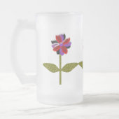 Daisy Shining Plastic Frosted Glass Mok (Links)