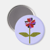 Daisy Shining Plastic Magnet Magneet (Voorkant / Achterkant)