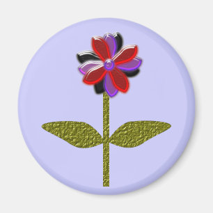 Daisy Shining Plastic Magnet Magneet