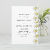 Daisy Simple Mariage Invitation (Debout devant)
