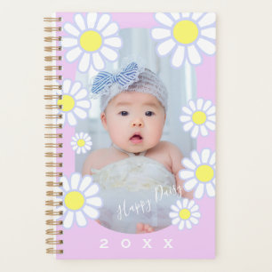Daisy Simple Pastel Pink Photo Baby