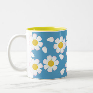 Daisy Sky Springtime-Mok Tweekleurige Koffiemok