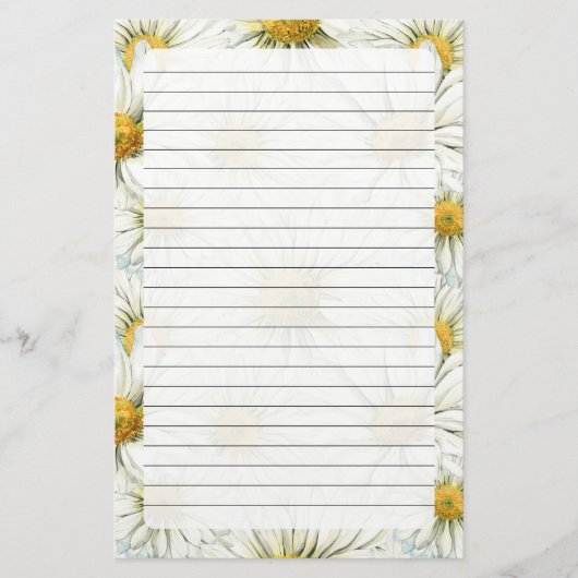 Daisy Stationery Briefpapier (Voorkant)