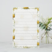 Daisy Stationery Briefpapier (Staand voorkant)