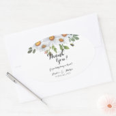 Daisy - stickers ovaal (Envelop)