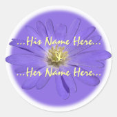 Daisy Stickers Specialized Paarse Daisy Stickers (Voorkant)