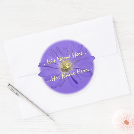 Daisy Stickers Specialized Paarse Daisy Stickers (Envelop)