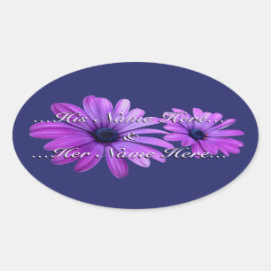 Daisy Stickers Specialized Paarse Daisy Stickers