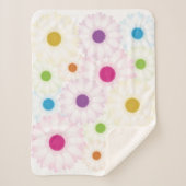 Daisy Stippen Blanket Sherpa Deken (Voorkant)