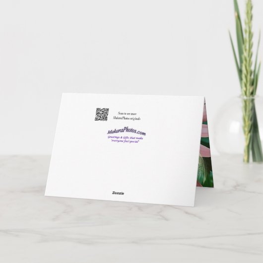 Daisy Swirl-for om het even welke gelegenheid Kaart (Achterkant)