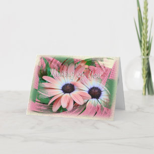 Daisy Swirl-for om het even welke gelegenheid Kaart