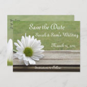 Daisy Theme Aankondigingskaart (Voorkant / Achterkant)