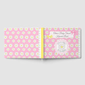 Daisy Theme Meisje's Baby shower Gastenboek Keepsa (Volledig)