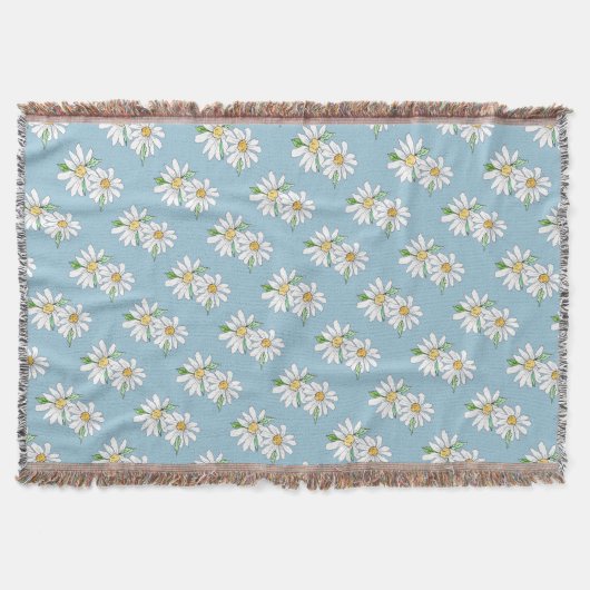 Daisy Throw Blanket Deken (Voorkant)