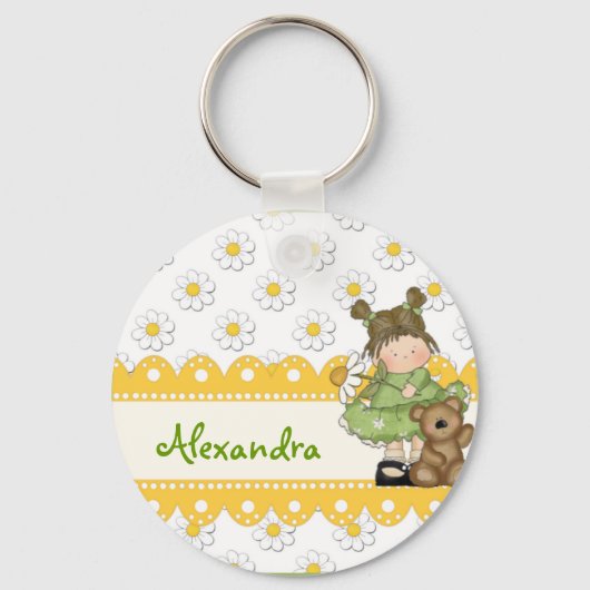 Daisy Toddler en Teddy Sleutelhanger (Voorkant)