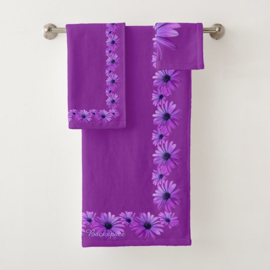 Daisy Towel Reeksen Aangepaste Daisy Flower Towell Bad Handdoek (Insitu)