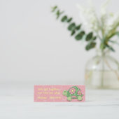 Daisy Turtle Playdate Card Contactkaartje (Staand voorkant)