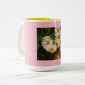 Daisy Tweekleurige Koffiemok (Voorkant links)