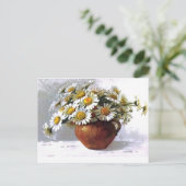  Daisy Vase Briefkaart (Staand voorkant)