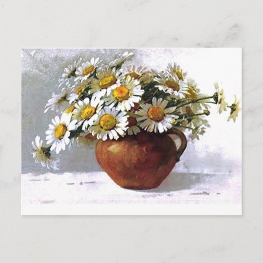  Daisy Vase Briefkaart (Voorkant)