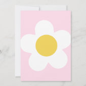 Daisy Verjaardagsfeestje Bohemian Een 1e Verjaarda Kaart (Achterkant)